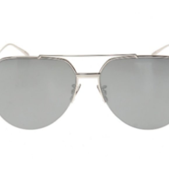 BOTTEGA VENETA SUNGLASSES WITH LOGO MSRP$480 BV1046S 004 in Silver Flash main image 4